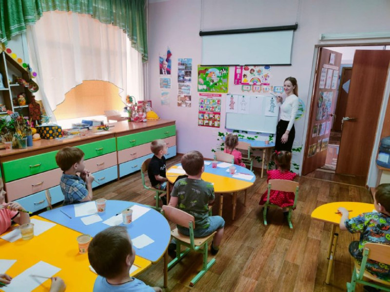 Профориентационное мероприятие в детском саду "Чебурашка".